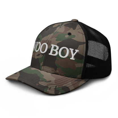 Woo Boy Camouflage trucker hat