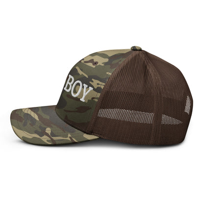 Woo Boy Camouflage trucker hat