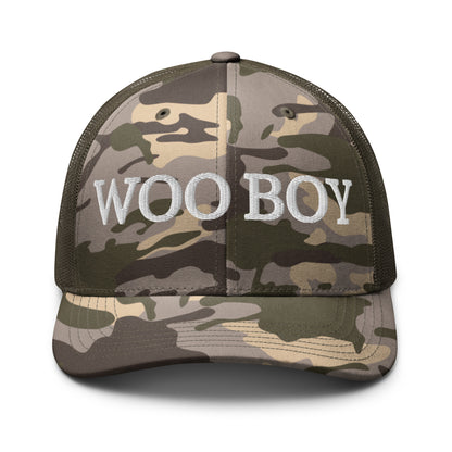 Woo Boy Camouflage trucker hat