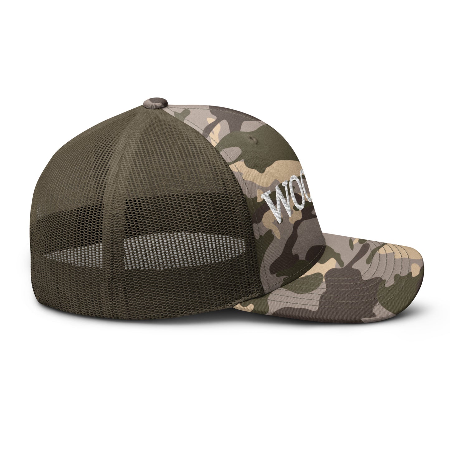 Woo Boy Camouflage trucker hat