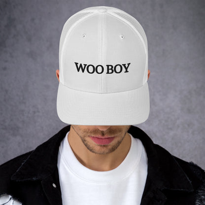 Woo Boy Trucker Hat White