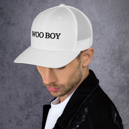 Woo Boy Trucker Hat White