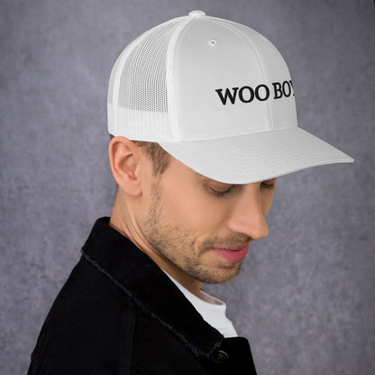 Woo Boy Trucker Hat White